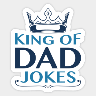 King Of Dad Jokes Sticker